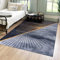 Mazovia Modern Teppich - Kurzflor Waschbar - Weich Teppich für Wohnzimmer, Schlafzimmer, Esszimmer – Teppiche Geometrisch - Schwarz Grau Gold 200 x 300 cm