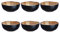 Björn, Collection Iris, Lot de 6 Bols Petit-déjeuner en Grès avec Email Réactif, Dégradé Beige et Marron - Compatible Micro-ondes et Lave-vaisselle