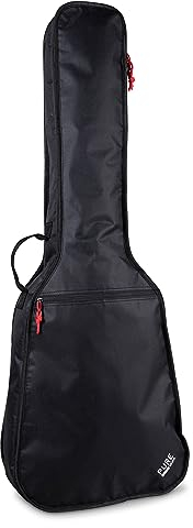 GEWA pure Borsa per Chitarra Elettrica, imbottitura da 10 mm, manico morbido, grande tasca per spartiti, cinghie per zaino