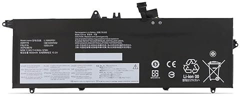 (11.52V 57Wh) L18C3PD1 L18M3PD1 SB10K97652 Batteries d'ordinateur Portable pour Lenovo ThinkPad T14S T490S T495S Series L18M3PD2 L18L3PD1 SB10K97653 5B10W13909 5B10W13911