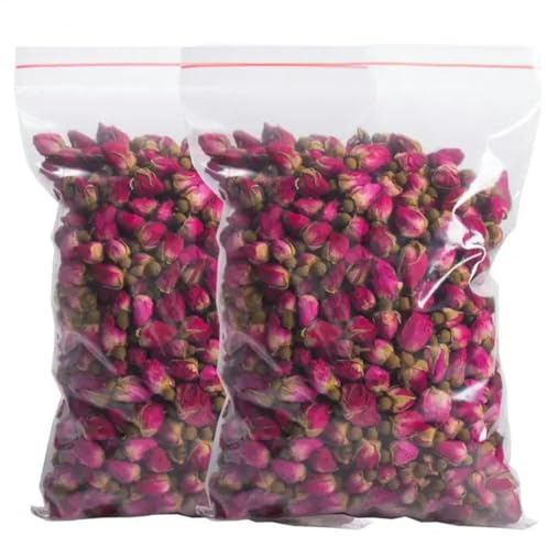 YOLNEY 200g Naturel Rose Fleurs séchées bourgeons pour Pot-pourri Sachet Weing Bougie encens Bricolage résine Bijoux Fabrication de Parfum-Bouton de Rose