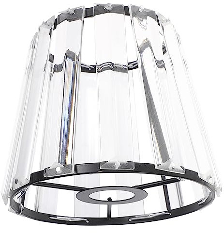 SEWOART Abat-jour Verre Transparent Moderne Pour Lampe De Bureau Protecteur Lumineux Adapté Chambre Salon Séjour