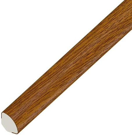 uPVC Plastic Quadrant Trim 17.5mm - Window/Tile Beading - Plastic Finishing Trim - 5 Pack of 2 Metre Lengths (Golden Oak)