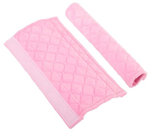 QUARKZMAN 2pz Copri Maniglie per Porta Frigorifero, Decorazione per Elettrodomestici Cucina Fibre Poliestere per Frigorifero, Lavastoviglie, Forno, Mantieni Pulito Sporco di Cibo, (Rosa)