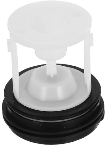 Hoement Waschmaschinen Ablaufschlauchdichtung Kunststoff Mit 2 Löchern Auslaufsicherer Dichtungsstopfen Filterabdeckung Für Flusenrückhaltung Universell Für Waschmaschine Einfach Zu Montieren