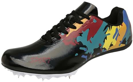 Kraftpaid Zapatillas Deportivas con Clavos,Zapatillas De Clavos Atletismo,con Clavos para Atletismo Zapatillas,Hecho De Materiales Livianos,Adecuado para Vallas,Competiciones Deportivas,Etc