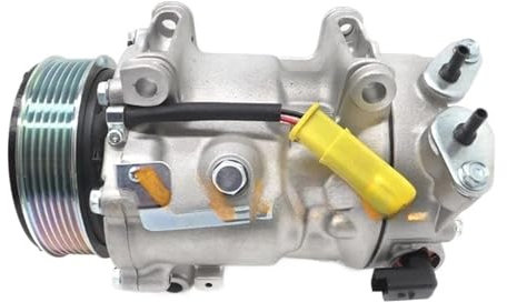 Compresor de Aire Acondicionado automático Compatible con Peugeot 1.6 2012 307 308 807 607 406 Compatible con Citroen C4 Berlingo 6453QN 6453QL 6453ZA 9825868180