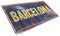 Barcelona - Placa de metal vintage de ciudad, 30 x 15 cm, placa rústica para pared, bar, pub, garaje, cueva de hombre, decoración del hogar