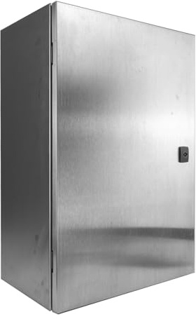 Doktorvolt Verteilerkasten Aufputz Sicherungskasten Aus Edelstahl 400 x 600 x 260 mm Aufputzverteiler Silber StBox