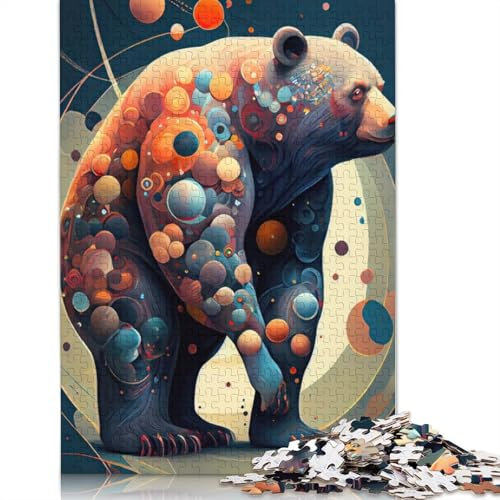 The Friendly Bear Puzzle Creative Games Premium Cardboard Jigsaw Puzzle for Women Men Birthday Present 1000pcs (75x50cm)