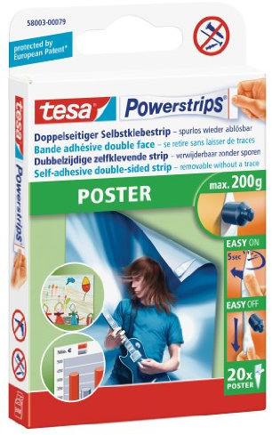 Tesa Poster-Strips 58003-58 VE=20