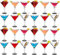 Rink Drink Verres à Martini - 175 ml - Paquet de 24 - Verres à Champagne à Pied Espresso Martini pour Cocktails, Gin, Vin pour Célébrations, Restaurant, Fêtes