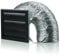 Cooker Hood Wall Ventilation Duct Gravity Flap Shutter Vent Kit Bathroom Fan or Kitchen Hob Extractor (6 inch Black)