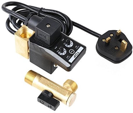LYWS 220V Electronic Timed Air Compressor Automatic Drain Valve With Power Cable UK