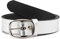 Merry Style Damen Gürtel Ledergürtel D41(Silber, 90 cm (Gesamtlänge 109 cm))