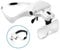 Sinzau Headband Magnifier Glasses with Led Light, for Handsfree Reading, Jeweler Craft, Watch Repair Hobby, 5 Lenses 1.0X 1.5X 2.0X 2.5X 3.5X