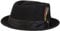Brixton Herren Stout Pork Pie Hat, Black/Black, S