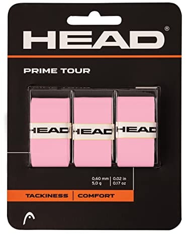 HEAD Unisex-Adult Prime Tour Tennis Griffband, Pink, One Size