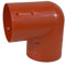 Winkel PP Drainagerohr Winkelstück 90 Grad DN50,DN80,DN100 Orange (DN80)