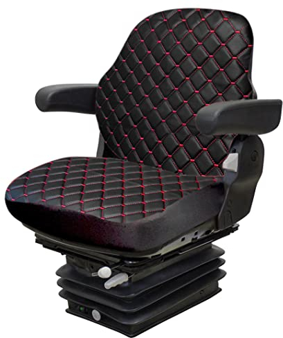 Binbir Trend Coprisedile universale resistente per trattori senza poggiatesta, copertura per carrelli elevatori, motivo camuflage, 4 colori (vinile nero (C2T-101))