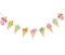 Froiny Frisches Cooles EIS Cream Popsicle Banner Bunting Für Tropische Sommer Party Bar EIS Girlande Kid Party Dekoration
