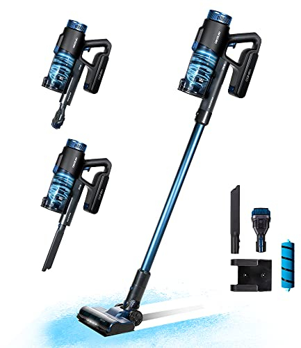 Cecotec Akku-Besensauger Conga Rockstar Deepclean Jalisco. 3 in 1, 215 W Leistung, 12 kPa, 45 Minuten Autonomie, gemischte Bürste, 500-ml-Tank, paralleler Zyklon und Jalisco-Bürste