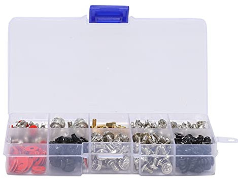 Zunedhys 360PCS Personal Computer Screw,Pc Case Screws,Motherboard Standoffs for Hard Drive Pc Case Motherboard Fan Power Graphic