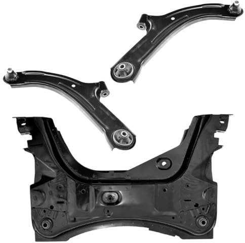 1x Motorträger 2x Querlenker Vorderachse für Nissan Micra C+C K12 Micra III K12 Note E11
