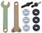 SUKITMISO 10 Stück Winkelschleifer Zubehör Winkelschleifer Verbindungsstange 6mm/10mm Dorn Adapter, Handbohrmaschine Conversion Rod Connecting Adapter Set für Trennscheibe, Polierrad