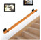 Holz Handlauf für Treppengeländer, rutschfestes Geländer für Treppe, Treppe Wandhandlauf mit Halter, 50-220 cm Holz Handlauf, zylindrisch ø 4,5 cm, für ältere, Kinder, Loft (A, 50 cm)