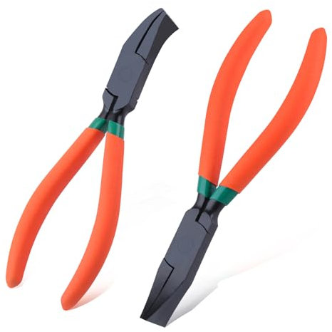 SPEEDWOX 2PCS 7-Inch Metal Hand Seamer Hand Seamers Sheet Metal Bending Pliers Set Sheet Seamer Form Edge Seamers Seaming Plier for Bending and Flattening Sheet Hand Tool