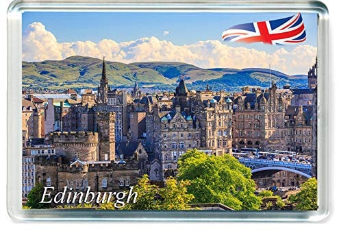 H365 Edinburgh Jumbo Fridge Magnet UK Travel Refrigerator Magnet