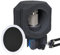 Professional Microphone Isolation Shield – Foldable Soundproof Cover With Acoustic Foam, Adjustable Tripod Stand, And popp Filter | Portable Vocal Booth For Podcasting, Singing, Rapping, Home Studio