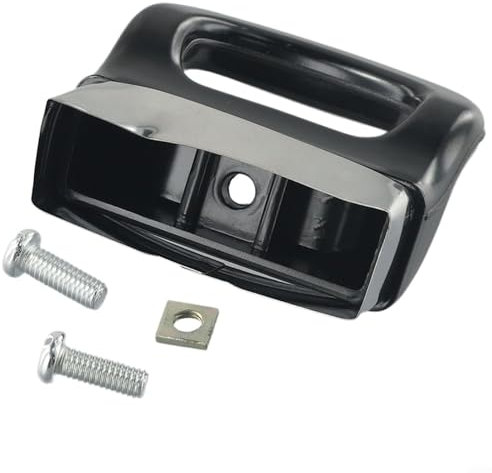ZWEquipint Asas laterales de metal de baquelita para olla a presión, piezas de repuesto, para olla de vapor, cacerola, sartén, accesorios de cocina, color negro, paquete de 2