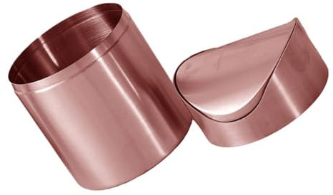 GLEAVI Mini Trash Can with Lid Elegant Rose Gold Desktop Waste Bin for Office Bathroom and Car Versatile Small Garbage Container for Makeup Brushes and Laundry