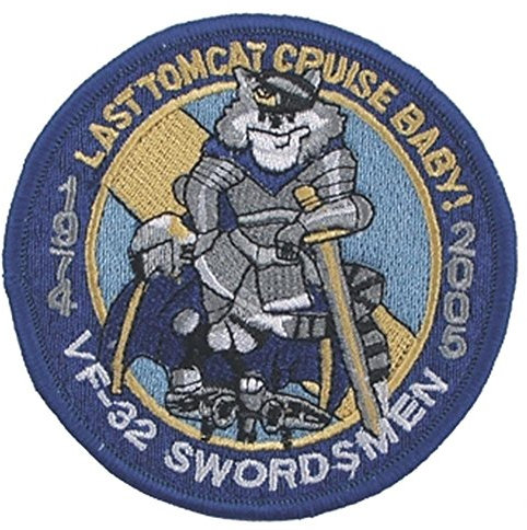 MFH Stickabzeichen VF-32 Swordsmen Aufnäher Truppenabzeichen Stoffabzeichen verschiedene Motive (Motiv 3)