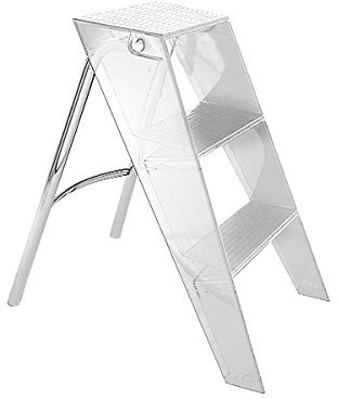 Kartell 703070 Scaletta Pieghevole, Trasparente
