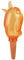 Scheurich Bördy Accessoire pour Plantes 90 ML, Höhe 15 cm Orange
