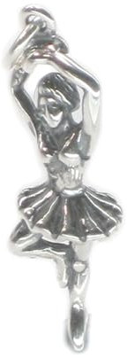 Ballerina Sterling Silber Charm Ballett .925 x 1 Ballett Charms
