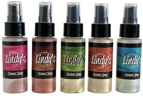 Lindy 's Stamp Gang Tinte Starburst Spray Set 2 Oz Flaschen 5 kg-Autumn Blätter