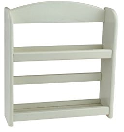 APOLLO 3475 Portaspezie a 2 Ripiani, Colore: Panna, Legno, Crema, 24.5x27x7