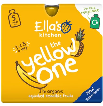 Ella's Kitchen The Yellow One Smoothie Fruits Multipack 5 x 90 g