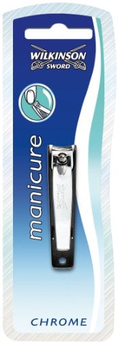 Wilkinson Sword Maniküre Nagelknipsermit Nagelfang in Chrom, 1 Stück (1er Pack)
