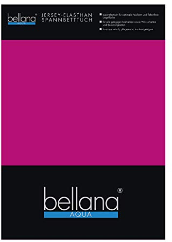 Bellana Aqua-Jersey Spannbettlaken für Wasserbetten mit 3% Elastan / 180-200 x 200-220 cm in Lavendel