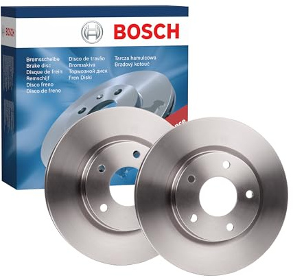 Bosch BD1715 Bremsscheiben vorne - 279,6 mm - 1 Satz aus 2 Scheiben | Belüftete Scheiben - ECE-R90-zertifiziert - hohe Kühlleistung, verlässliche Bremsleistung, Korrosionsschutz