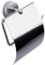 Kapitan Stainless Steel Toilet Roll Holder with Cover, Self Adhesive OR Screws Mounting, Polished Finish, Made in EU, 20 Years Warranty