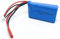 YUNIQUE GREEN-CLEAN-POWER - Batterie Lipo Rechargeable 7.4V 1100mAh | Compatible WLtoys Vortex A949, A959, A969, A979, K929 | Améliore Les Performances pour Drone Voiture | 56 x 28 x 24 mm - 73 GR