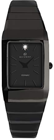 Accurist Damen Analog Quarz Uhr mit Keramik Armband LB1652