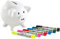Playtastic Spardose zum bemalen: Porzellan-Sparschwein zum Selbergestalten (Porzellan Schwein bemalen, Sparschwein selber gestalten, selbst)