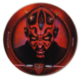 alles-meine.de GmbH Sticker Star Wars Rache der Sith 5 cm PIN - Aufkleber für Textilien Stoff Metall The Clone Starwars